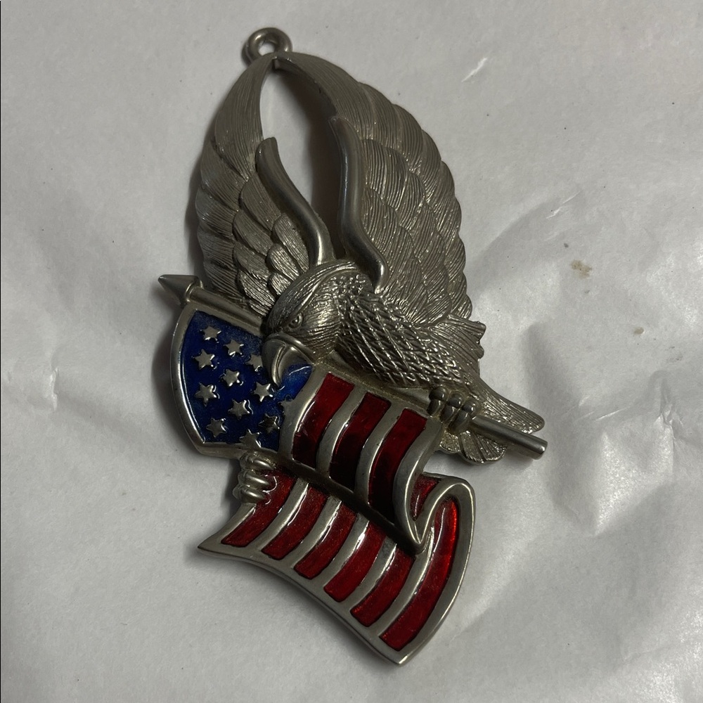 Eagle Of Liberty Retired Gorham Ornament. P